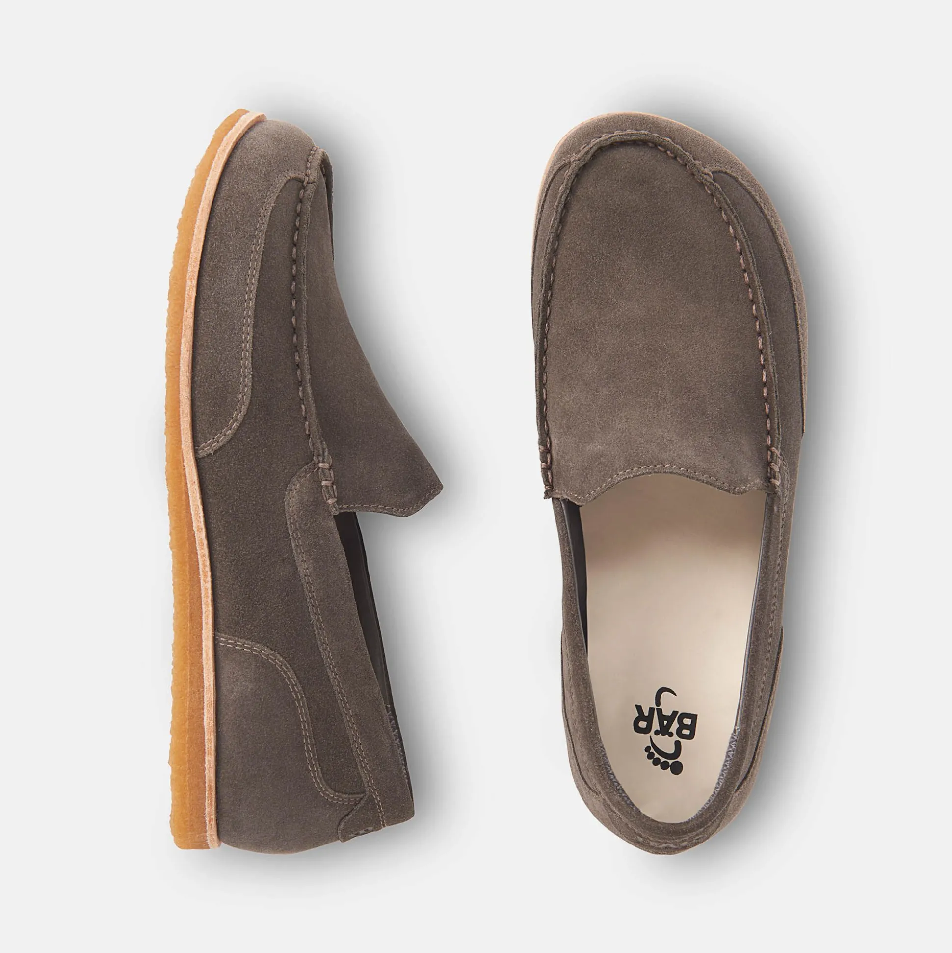 Slip-ons*BÄR shoes Timothy grey-brown